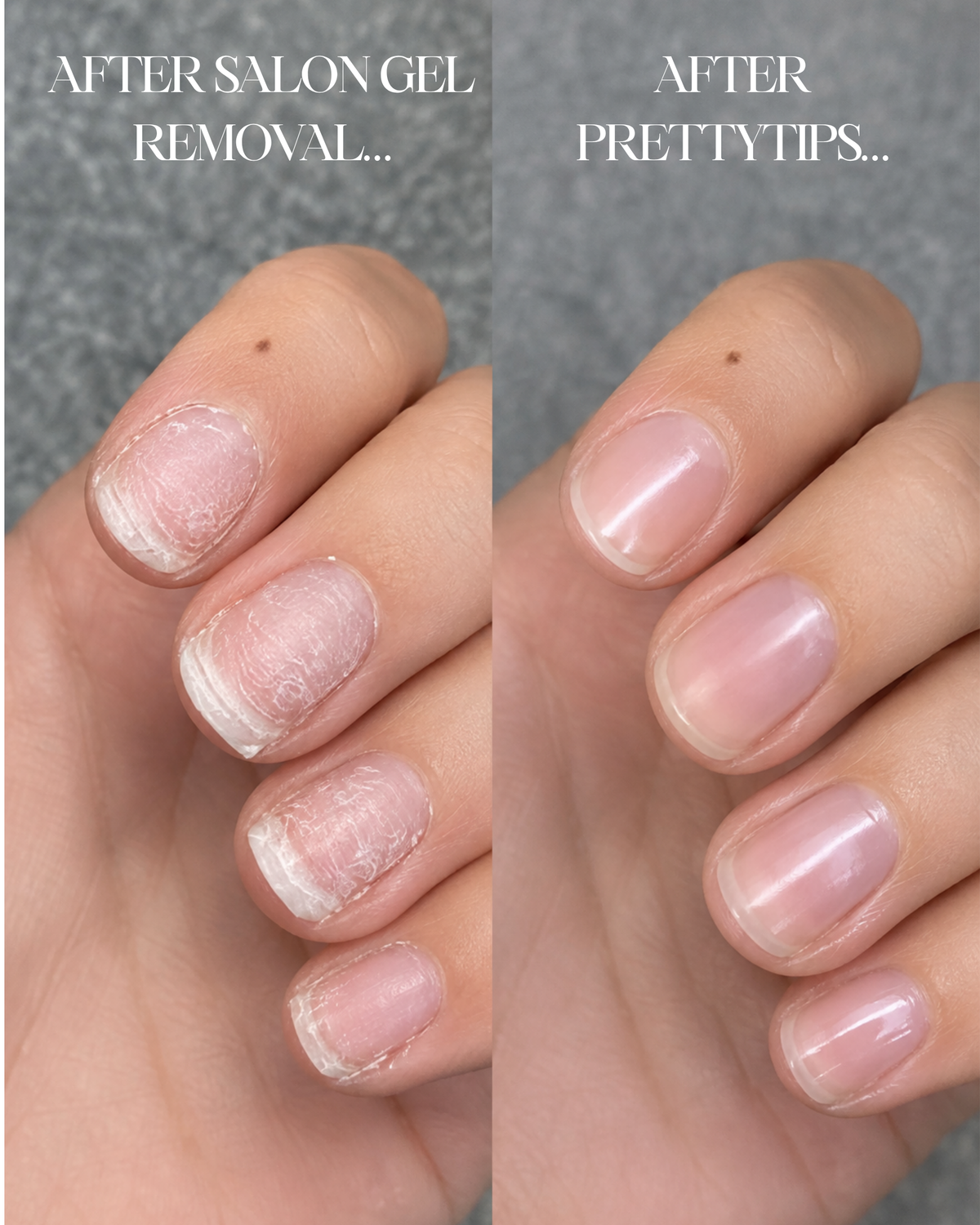 Salon-Perfect Nails in 2 Minutes. Without the Salon Price, Wait, or Damage with PrettyTips